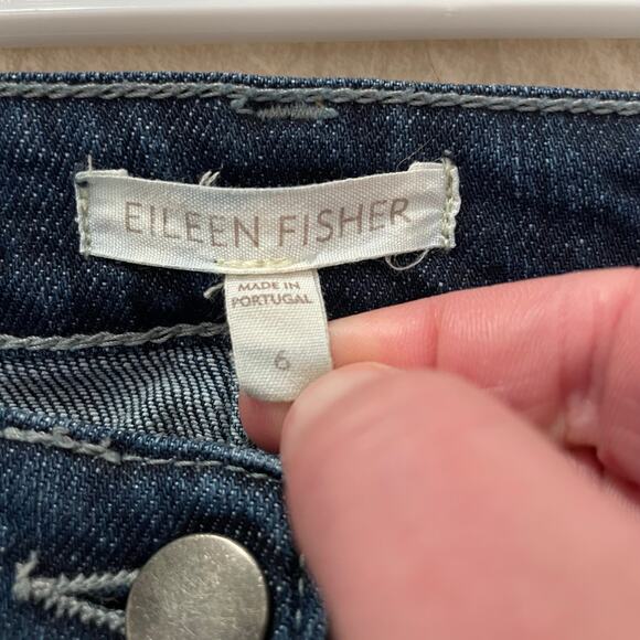 Eileen Fisher Slim Leg Jeans - Picture 2 of 3